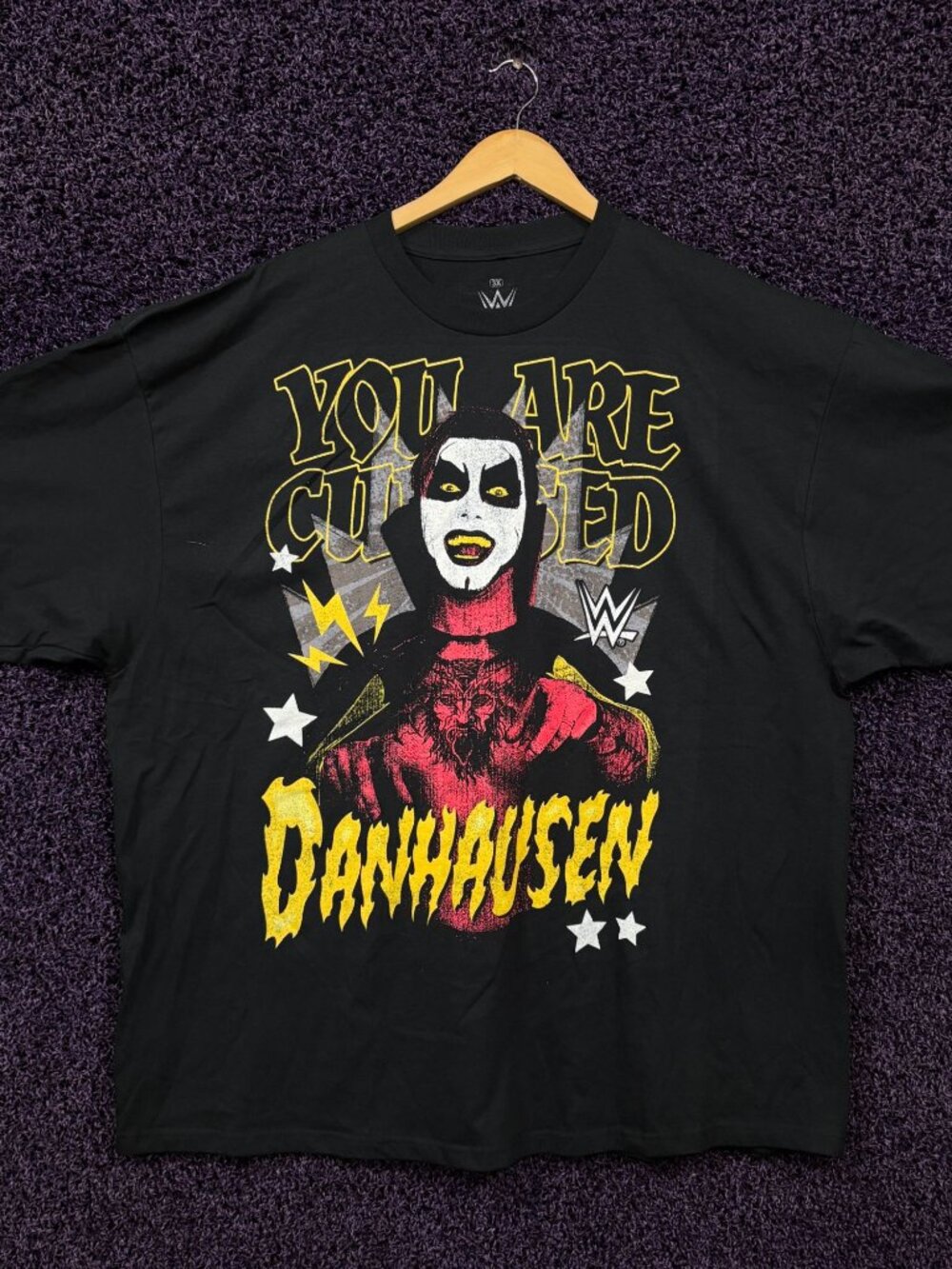 Danhausen Very Nice Very Evil You Are Cursed WWE T-Shirt 3X